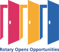 Rotary Opens Opportunites　ホルガー・クナーク会長2020‐21年度テーマロゴ