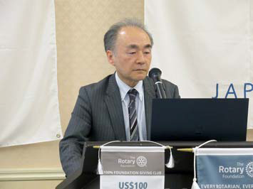 卓話者　秋保賢一会員